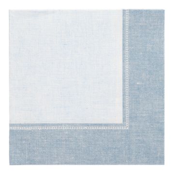 Serviete "ROYAL Collection" zložene 1/4 40 cm x 40 cm arktično modra "Linum"