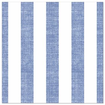 Serviete "ROYAL Collection" zložene 1/4 40 cm x 40 cm modra "Lines"
