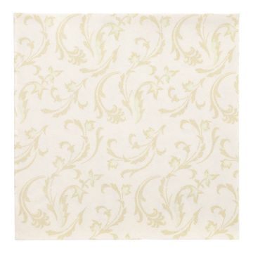 Serviete "ROYAL Collection" zložene 1/4 40 cm x 40 cm šampanjec "Damascato"