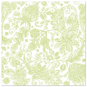 Serviete "ROYAL Collection" zložene 1/4 40 cm x 40 cm limeta "Paisley"