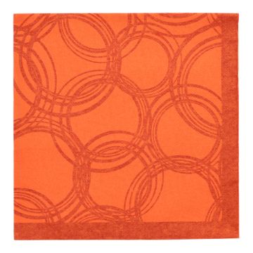 Serviete "ROYAL Collection" zložene 1/4 40 cm x 40 cm nektarine "Bubbles"