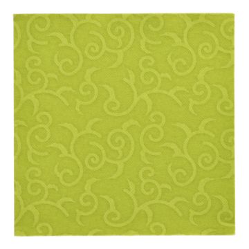 Serviete "ROYAL Collection" zložene 1/4 40 cm x 40 cm olivno zelena "Casali"