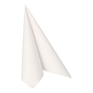 Serviete "ROYAL Collection" zložene 1/4 40 cm x 40 cm bela
