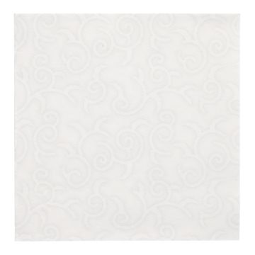Serviete "ROYAL Collection" zložene 1/4 40 cm x 40 cm bela "Casali"