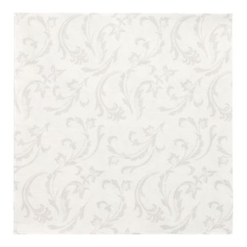 Serviete "ROYAL Collection" zložene 1/4 40 cm x 40 cm bela "Damascato"
