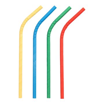 Shake slamice Papir Ø 8 mm · 25 cm sortirane barve fleksibilne