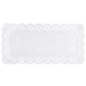 Podstavki za pecivo kvadratna 34 cm x 17 cm bela