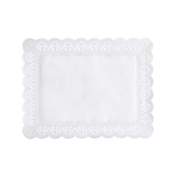 Podstavki za pecivo kvadratna 34 cm x 26 cm bela