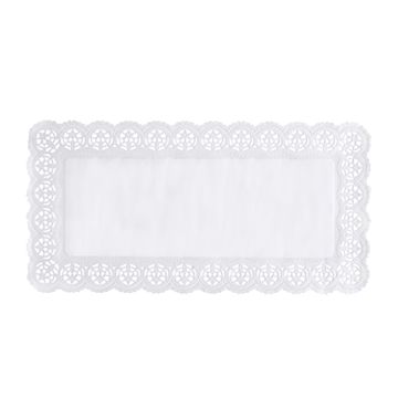 Podstavki za pecivo kvadratna 40 cm x 20 cm bela