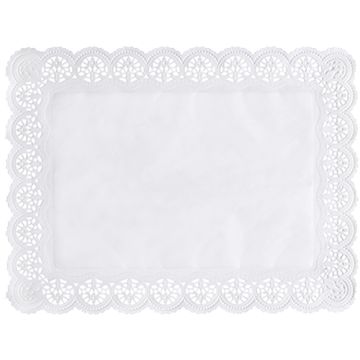 Podstavki za pecivo kvadratna 40 cm x 30 cm bela