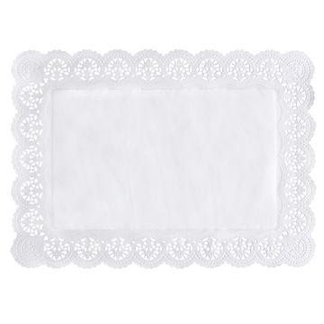 Podstavki za pecivo kvadratna 45 cm x 32 cm bela