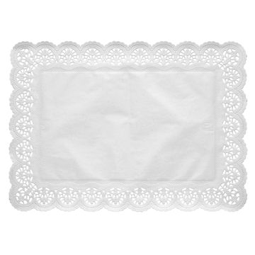 Podstavki za pecivo kvadratna 53 cm x 32,5 cm bela