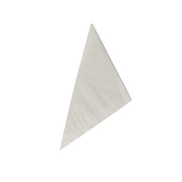 Kornet vreče, um.pergament 17 cm x 17 cm x 24 cm bela vsebina 100 g odporno na maščobe