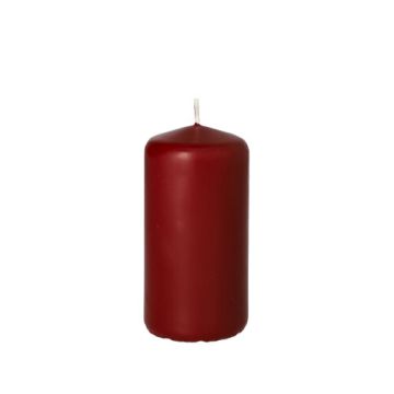 Sveča steber Ø 50 mm · 100 mm bordeaux