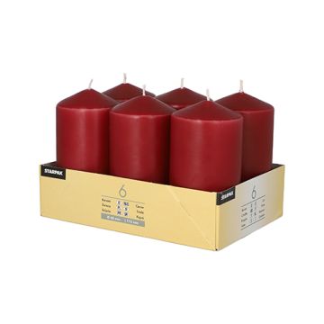 Sveče steber Ø 60 mm · 115 mm bordeaux