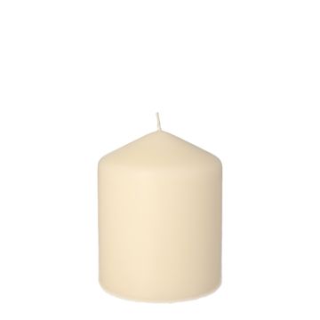 Sveča steber Ø 80 mm · 100 mm krem