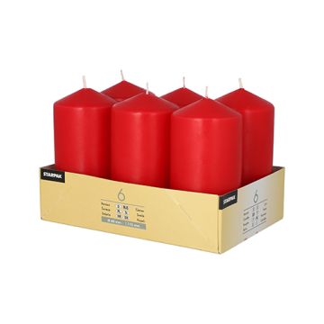 Sveče steber Ø 60 mm · 115 mm rdeča