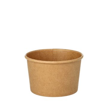 Lončki za juho, karton okroglo 230 ml Ø 9,8 cm · 6 cm rjava