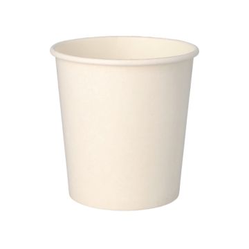 Lončki za juho, karton "To Go" okroglo 470 ml Ø 9,9 cm · 9,9 cm bela