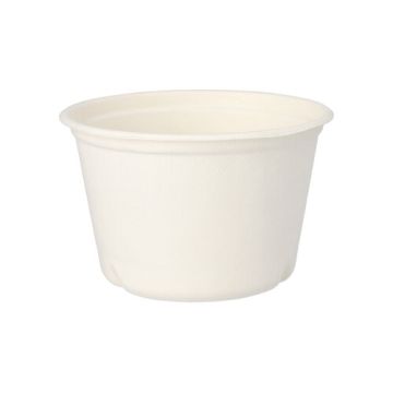 Lončki za juho, sladkorni trs "pure" 600 ml Ø 14 cm · 9 cm bela