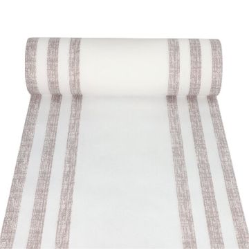 Tekač, kot blago, PV-Tissue Mix "ROYAL Collection" 24 m x 40 cm mocca "Lines"