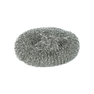 Žične gobe okroglo Ø 12 cm · 3 cm srebrna , za ribanje