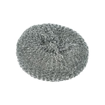 Žične gobe okroglo Ø 13 cm · 4,5 cm srebrna , za ribanje
