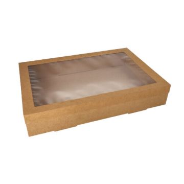 Transportne in catering škatle, karton kvadratna 8 cm x 31 cm x 45 cm rjava