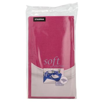 Namizni prt, kot blago, netkan "soft selection" 120 cm x 180 cm fuksija