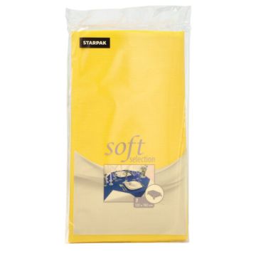 Namizni prt, kot blago, netkan "soft selection" 120 cm x 180 cm rumena