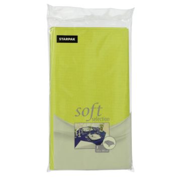 Namizni prt, kot blago, netkan "soft selection" 120 cm x 180 cm limeta