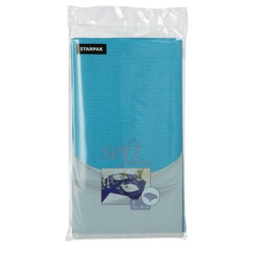 Namizni prt, kot blago, netkan "soft selection" 120 cm x 180 cm turkizna