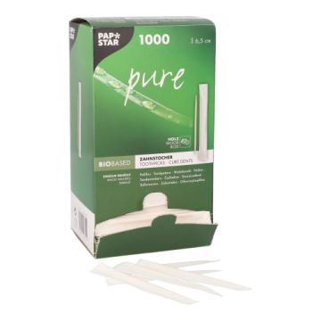 Zobotrebci, higienski, les "pure" okroglo 6,5 cm