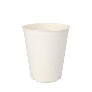 Lončki sladkorni trs "pure" 0,3 l Ø 9 cm · 10 cm bela za vroče napitke