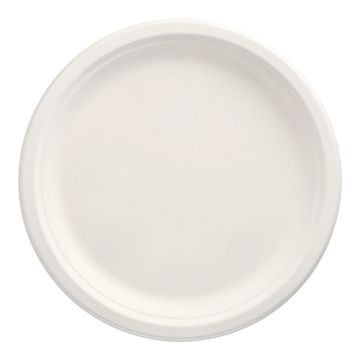 Krožniki, sladkorni trs "pure" nedeljen Ø 26 cm · 2 cm bela