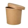 Bio-Suppenbecher To Go, Pappe rund 760 ml braun - Bild 3 thumbnail
