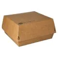 Burgerboxen, Pappe "pure" 18,5 x 18,5 cm braun "100% Fair" XXL - Bild 3 thumbnail