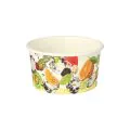 Eisbecher, Pappe, 250 ml,  rund Ø 9,5 cm, 6 cm, "Früchte"
 - Bild 1 thumbnail