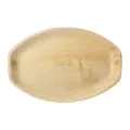 Tabletts aus Palmblatt "pure" oval 37 x 25 cm natur - Bild 1 thumbnail