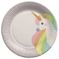 Pappteller Ø 23 cm "Unicorn" - Bild 1 thumbnail