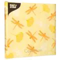 Servietten, 3-lagig 1/4-Falz 40 x 40 cm gelb "Ginko" - Bild 2 thumbnail