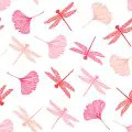 Servietten, 3-lagig 1/4-Falz 40 x 40 cm rose "Ginko" - Bild 1 thumbnail