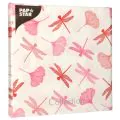 Servietten, 3-lagig 1/4-Falz 40 x 40 cm rose "Ginko" - Bild 2 thumbnail