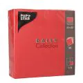 Servietten "DAILY Collection" 1/4-Falz 32 x 32 cm rot - Bild 1 thumbnail