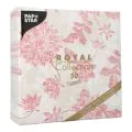 Servietten "ROYAL Collection" 1/4-Falz 40 x 40 cm bordeaux "Flowers" - Bild 3 thumbnail