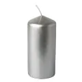 Stumpenkerzen silber Ø 60 mm · 130 mm - Bild 1 thumbnail