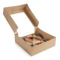 Tortenkartons mit Deckel eckig 10 cm x 30 cm x 30 cm mit Sichtfenster aus PLA - Bild 2 thumbnail