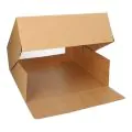 Tortenkartons mit Deckel eckig 10 cm x 30 cm x 30 cm mit Sichtfenster aus PLA - Bild 4 thumbnail